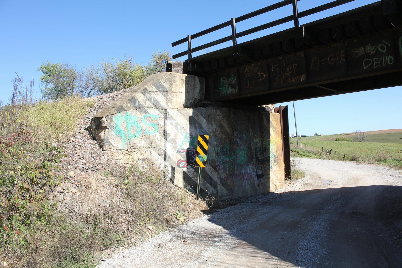 East abutment